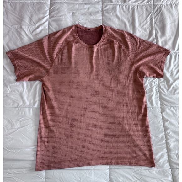 lululemon athletica Other - Lululemon Men's Swiftly Tech Crewneck Short Sleeve Tee Size Medium Coral EUC